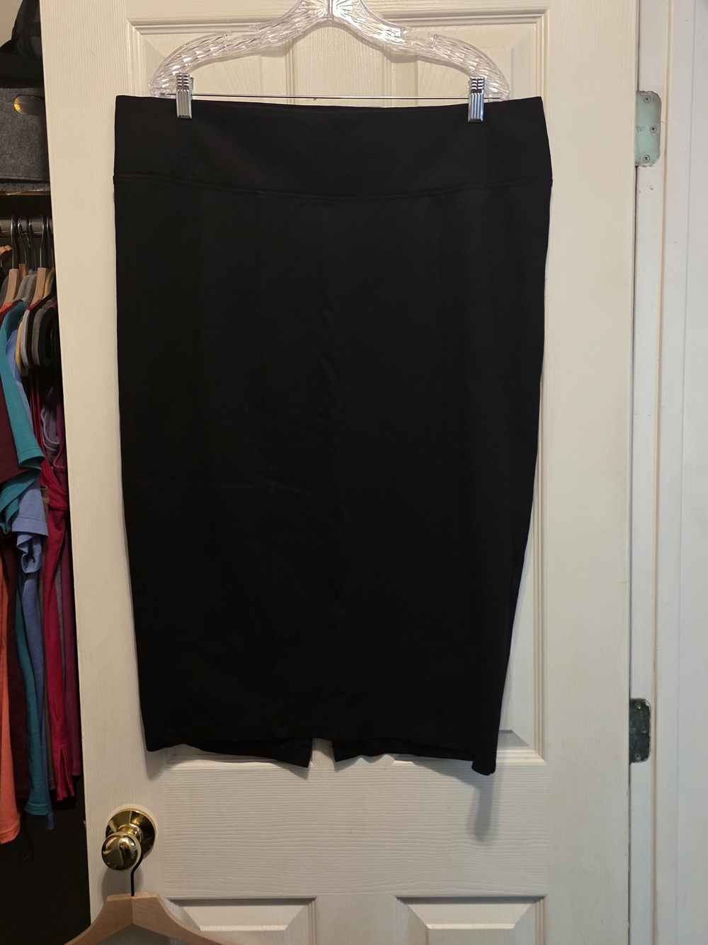 Melissa McCarthy Seven7 Black Pencil Skirt, 2x, EUC